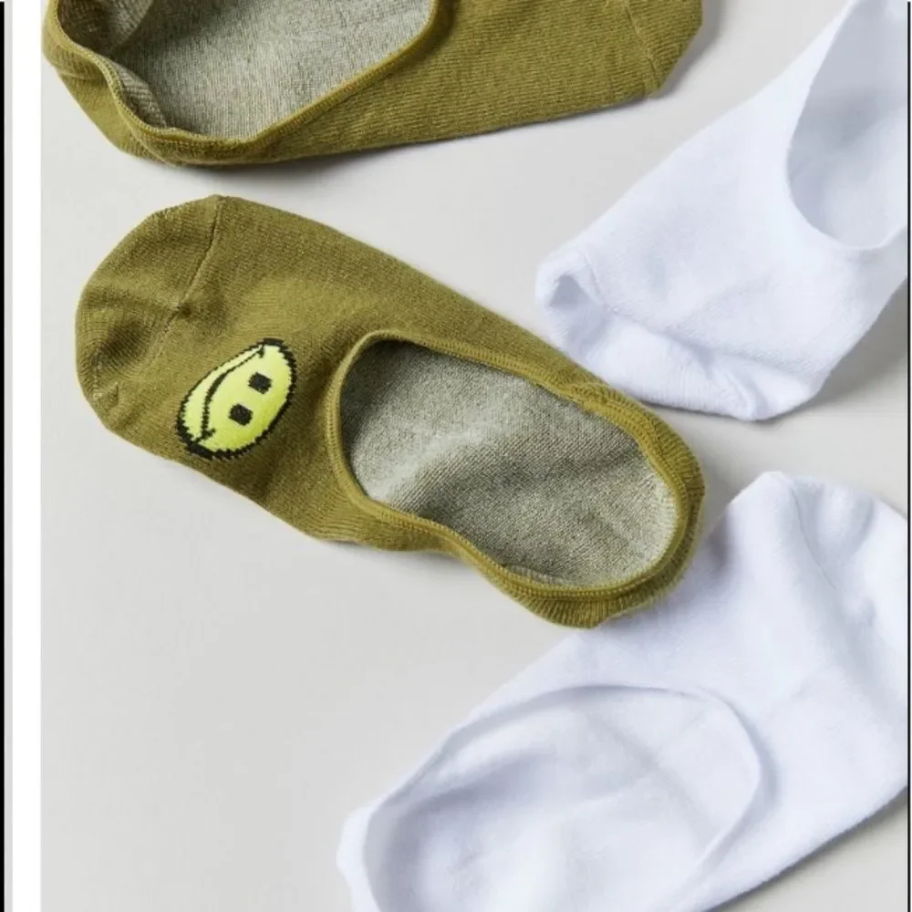 NEW (3) Sets Urban Outfitters Icon No Show Women's Socks 6 Total Pairs